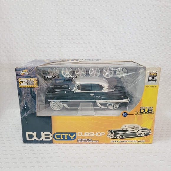 Dub City Other - 1953 Chevy Bel Air Model Car - Classic Black Die-Cast Dub City
